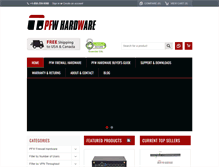 Tablet Screenshot of pfwhardware.com